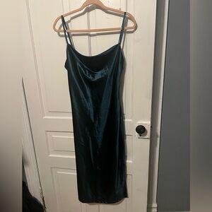 Elegant Teal Midi Dress